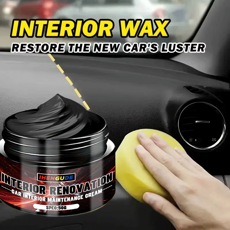 Leather Cleaner Interior - 50g Krim Perawatan Interior Mobil, Pasta